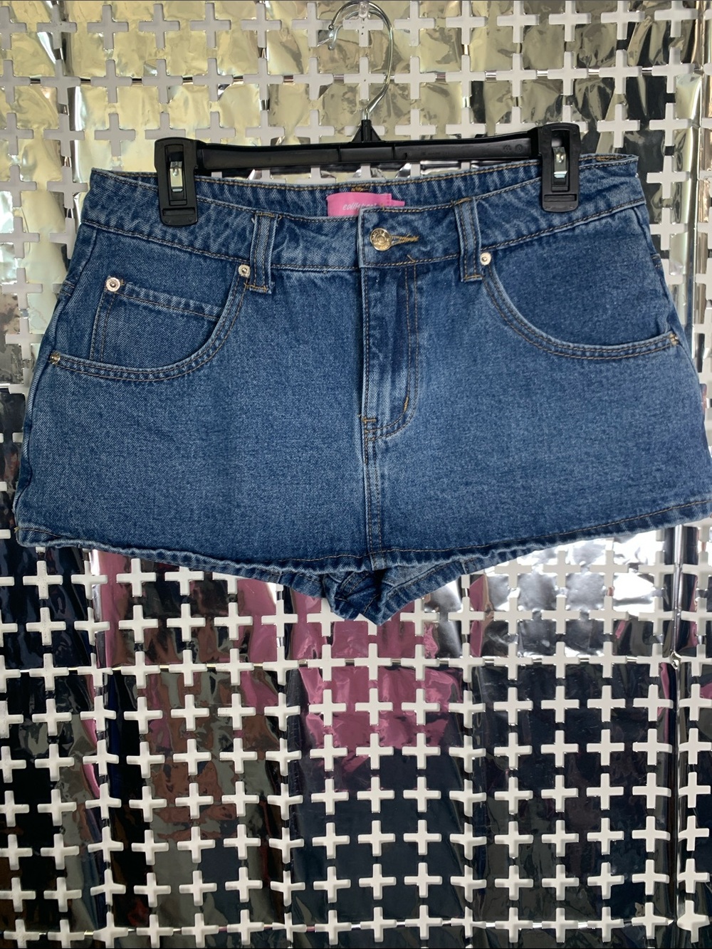 Denim High-Rise Women’s Shorts - Blue